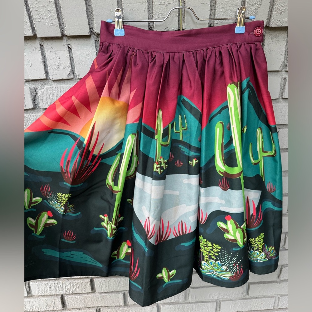 Oblong Box Shop Pin-up Western skirt